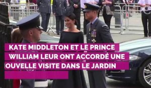 De véritables fans ! Le prince George et la princesse Charlotte sont retournés jouer dans le jardin imaginé par Kate Middleton