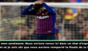 Copa del Rey - Piqué : "C'est vraiment difficile pour nous.."