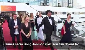 Cannes sacre Bong Joon-ho, 1er Sud-Coréen à recevoir la Palme