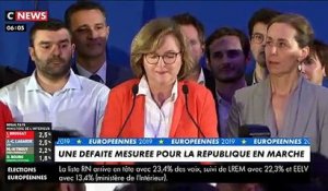 Européennes : La déception chez "En Marche" de ne pas être en tête des élections et la tristesse de Nathalie Loiseau