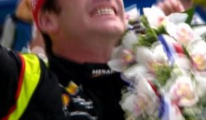 Indycar - Pagenaud célèbre sa victoire