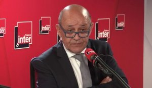 Jean-Yves Le Drian, Ministre de l'Europe et des Affaires étrangères évoque la recomposition du conseil européen et reconnait qu'il "aime bien Michel Barnier" : "La France aura plus de place dans la nouvelle configuration"