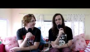 DZ Deathrays Interview at the Big Day Out Melbourne (2014)