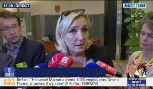 Emmanuel Macron "ferait mieux de se méfier.", selon Marine Le Pen