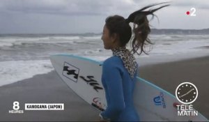 Japon : Shino Matsuda rêve d'une médaille en surf aux JO de Tokyo