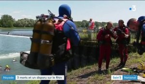 Bas-Rhin : le chavirement d'un canot fait trois morts, une fillette portée disparue