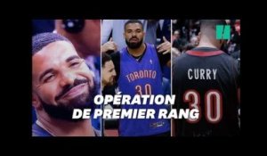 Pendant Raptors-Warriors en finales NBA, Drake a fait le show