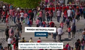 Jour de finale à Madrid, une vraie ville de foot