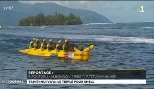 Shell remporte la 12e édition de la Tahiti Nui Va'a
