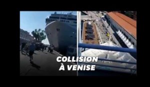 À Venise, un bateau de croisière hors de contrôle sème la panique