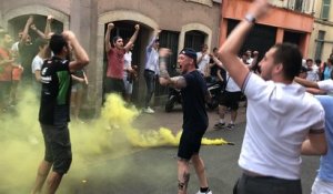 Football. Les supporters du Mans FC fêtent la montée en Ligue 2
