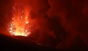 De nouvelles images toujours aussi impressionnantes de l'Etna en éruption 