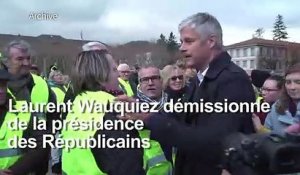 Laurent Wauquiez démissionne de la présidence de LR