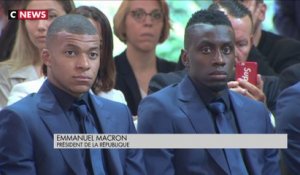 Les Tricolores mis à l'honneur par Emmanuel Macron