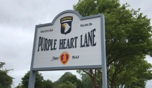 75e D-Day. Inauguration de la Purple Heart Lane à Carantan