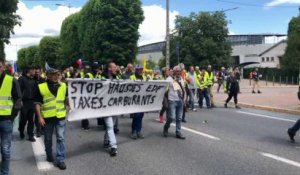 Des Gilets jaunes manifestent à Troyes samedi 8 juin