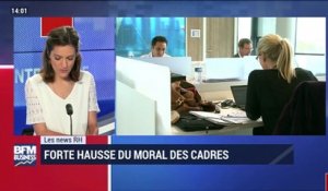 Les news RH: Forte hausse du moral des cadres - 08/06