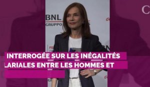 Isabelle Huppert : "Cela m'est arrivé d'être moins payée qu'un comédien"