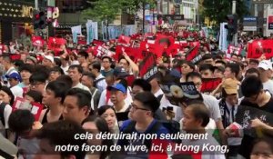 Hong Kong: manifestation géante contre le projet d'extradition