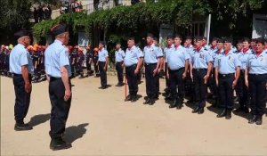 Les sapeurs-pompiers de France étaient à Annonay: découvrez leur hymne