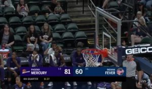 Kelsey Mitchell 3-pointers in Indiana Fever vs. Phoenix Mercury