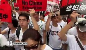 Hong Kong : un million de personnes manifestent contre un projet de loi