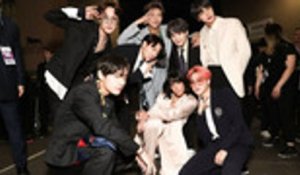 Halsey Performs "Boy With Luv" With BTS in Paris | Billboard News