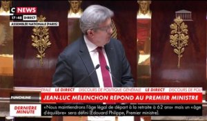 Jean-Luc Mélenchon répond à Edouard Philippe : «Ce n’est pas votre personne qui est visée, c’est la pratique libérale autoritaire de votre gouvernement»