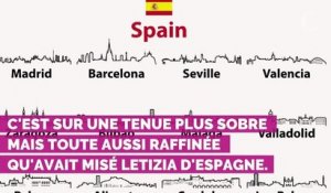 PHOTOS. Letizia d'Espagne : son look que vous pouvez vous offrir pour 100 euros