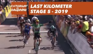 Last Kilometer / Dernier kilomètre - Étape 5 / Stage 5 - Critérium du Dauphiné 2019