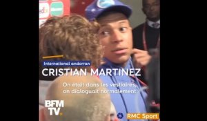 Le joueur d'Andorre qui a enlevé la capuche de Kylian Mbappé explique son geste