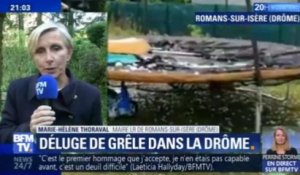 Déluge de grêle: la maire de Romans-sur-Isère va demander la reconnaissance de catastrophe naturelle