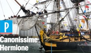 A bord de l’Hermione, le bateau star de l’Armada de Rouen