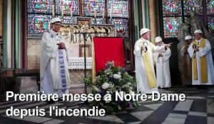 Messe Notre-Dame: "moment d'émotion" pour l'archevêque de Paris
