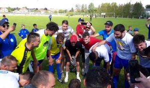 football : la joie de l'ES Avière qualifiée pour la finale de la coupe des Vosges