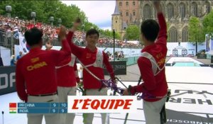 La Chine sacrée dans l'épreuve par équipes - Tir à l'arc - Mondiaux (H)