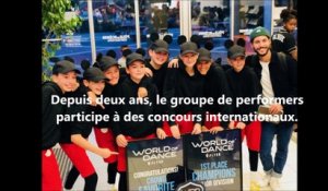 Huit danseurs du groupe Élite Street qualifiés au concours World of dance.