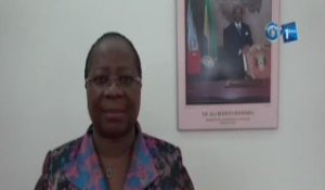 RTG/ Entretien entre le président de l’Assemblée Nationale (AN) Faustin Boukoubi et la ministre des relations avec les institutions constitutionnelles Denise MEKAM’NE