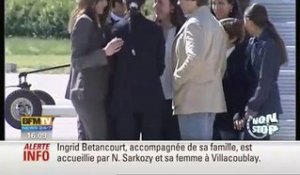 Ingrid Betancourt de retour en France