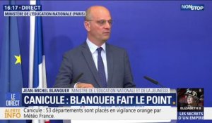 Canicule: Jean-Michel Blanquer annonce le report des épreuves écrites du brevet des collèges au 1er et 2 juillet
