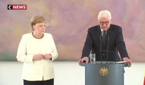 Angela Merkel, une nouvelle fois victime de tremblements