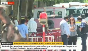 Tunisie: Deux attentats suicides se sont produits à quelques minutes d'intervalle à Tunis visant les forces de l'ordre - 1 mort et 8 blessés - VIDEO