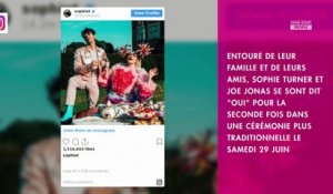 Sophie Turner et Joe Jonas mariés : le couple s’est uni pour la deuxième fois en France