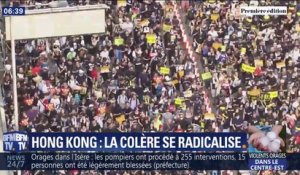 À Hong Kong, la contestation a viré à l'affrontement pour la première fois