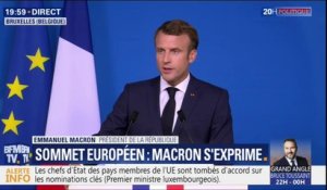 UE: Emmanuel Macron se félicite "de la constitution d'une équipe nouvelle, intégralement francophone"