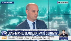 Grève des correcteurs: Jean-Michel Blanquer assure que "vendredi, les élèves auront leurs résultats"