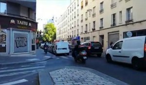 Circulation de deux roues rue Lally-Tollendal (Paris)