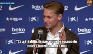 Frenkie de Jong explique à quel moment il a choisi le Barça
