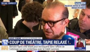 Malgré la relaxe de Bernard Tapie, son avocat considère que "ce n'est pas fini"
