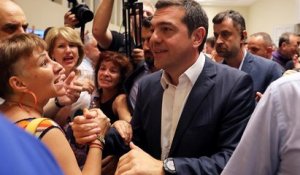 La déception des partisans de Syriza après la défaite d'Alexis Tsipras